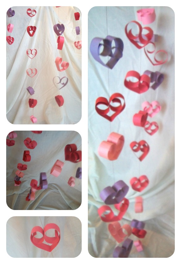 Valentine Streamers  Apron Strings & other things