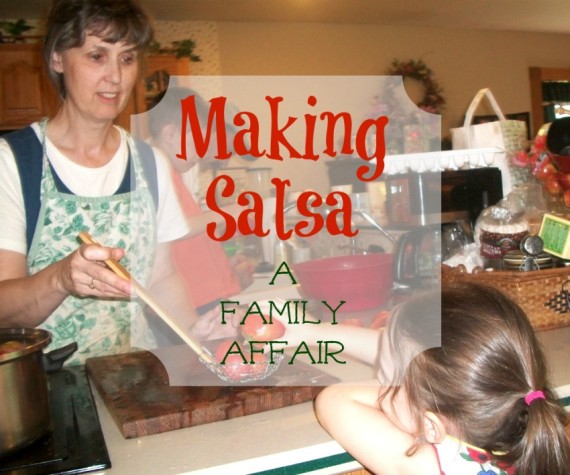 Making Salsa / Apron Strings & other things