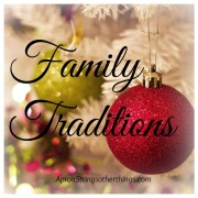 Family Traditions | Apron Strings & other things