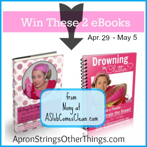 Drowning in Clutter Giveaway - Apron Strings Other Things