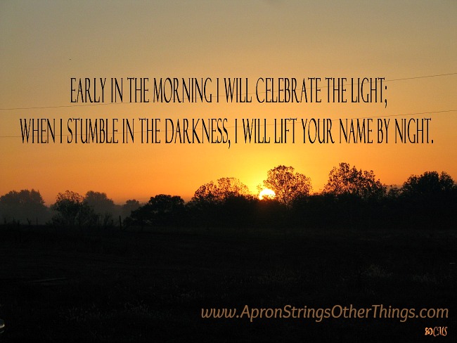 A New and Glorious Day