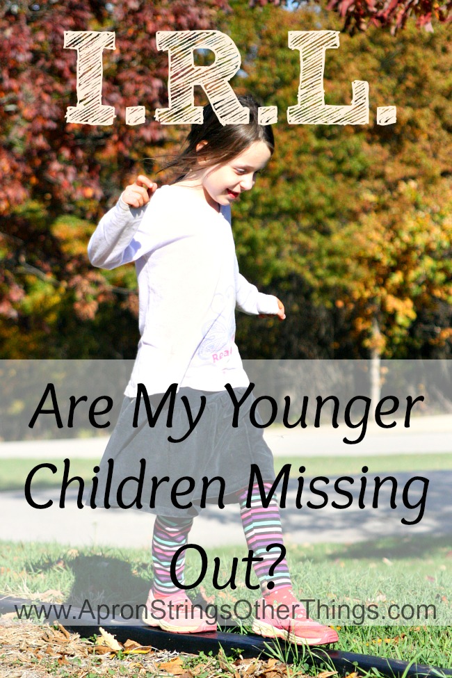 I.R.L. Are My Younger Children Missing Out?