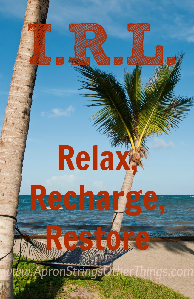 I.R.L. Relax, Recharge, Restore on this Lord’s Day