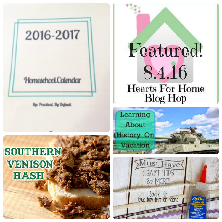 Hearts for Home Blog Hop 8.4.16