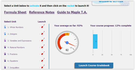 Screen Shot unit lessons for UnLock PreAlgebra at ApronStringsOtherThings.com