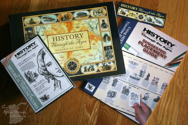 Timeline Trio History through the Ages Homeschool in the Woods at ApronStringsOtherThings.com