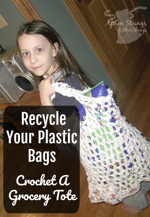 Crochet a Grocery Tote from Recycled Plastic Bags