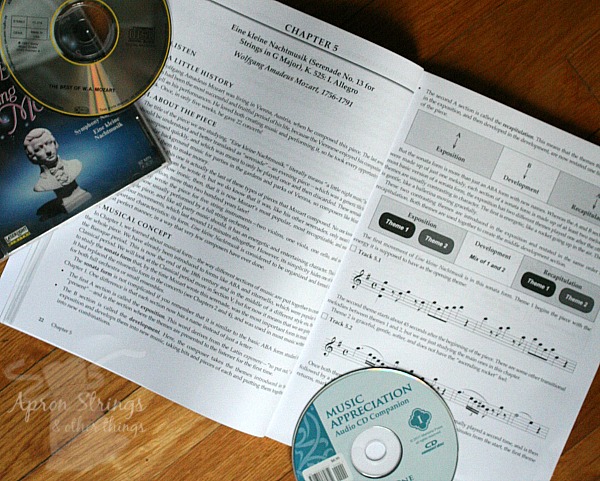 Music Appreciation book cd Memoria Press at ApronSTringsotherThings.com