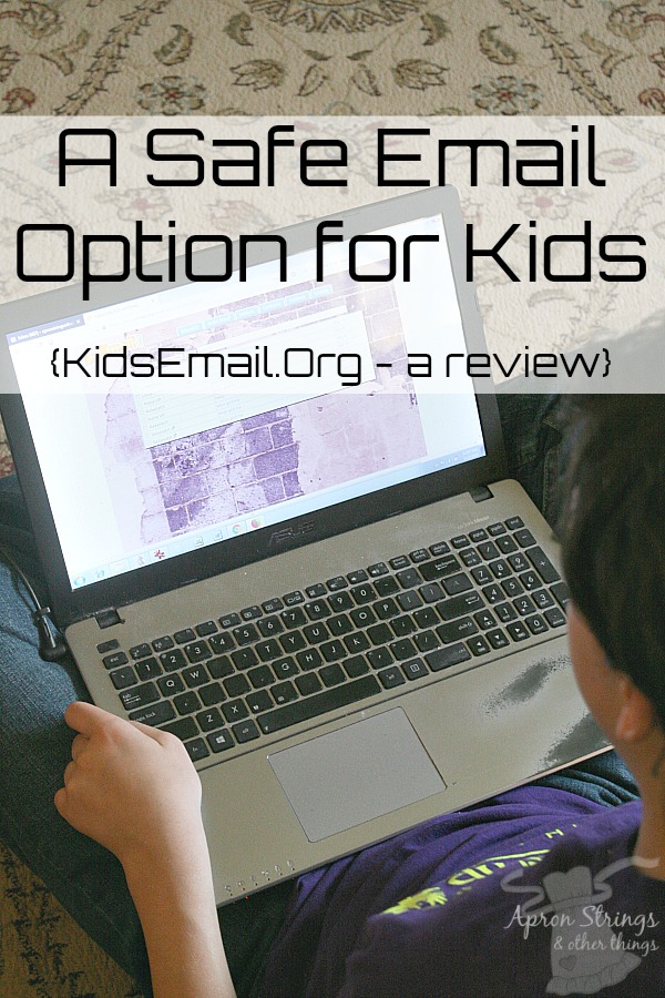 A Safe Email Option for Your Children {Kids Email Review} at ApronStringsOtherThings.com