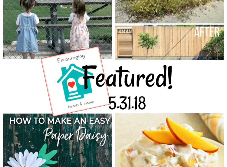 Encouraging Hearts & Home Blog Hop Featured 5.31.18 at ApronStringsOtherThings.com