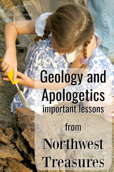 Geology and Apologetics video course from Northwest Treasures at ApronStringsOtherThings.com