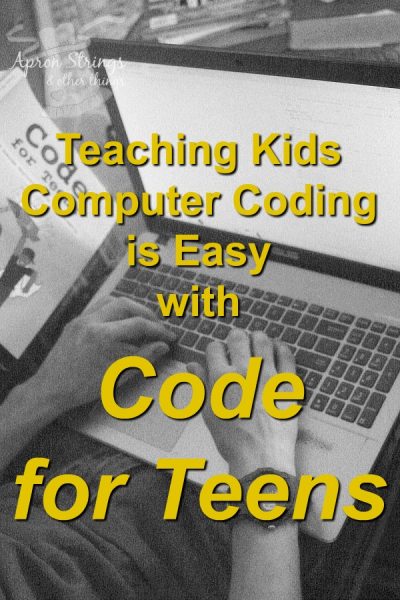 Teaching Kids Computer Coding Code for Teens Review at ApronSTringsOtherThings.com