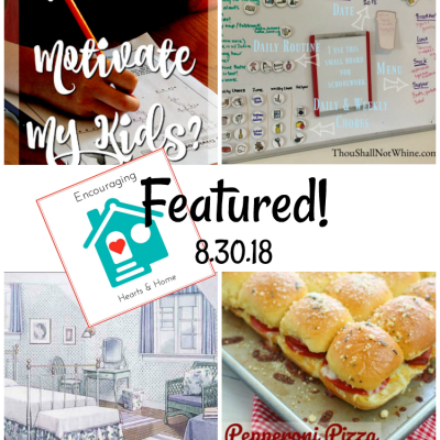 Encouraging Hearts & Home Blog Hop 8.30.18