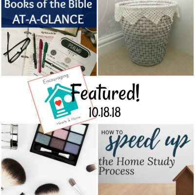 Encouraging Hearts & Home Blog Hop 10.18.18