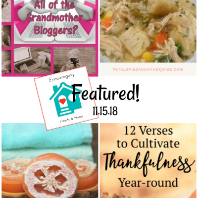 Encouraging Hearts & Home Blog Hop 11.15.18