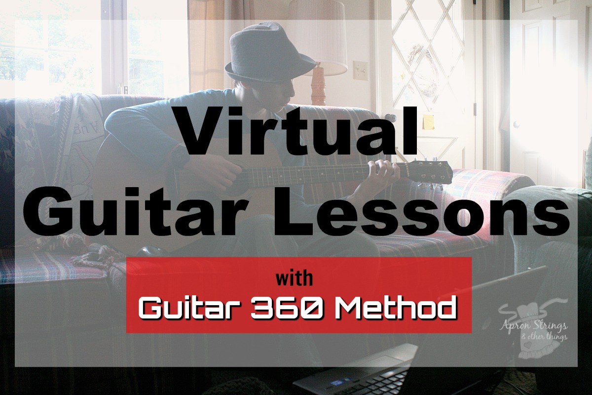 Virtual Guitar Lessons Online with Guitar 360 Method at ApronStringsOtherThings.com