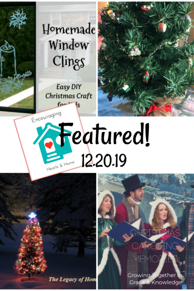 Encouraging Hearts & Home Blog Hop Featured 12.20.19 at ApronStringsOtherThings.com