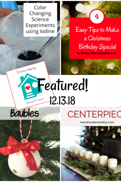 Encouraging Hearts & Home Blog Hop Featured at ApronStringsOtherthigs.com 12.13.18