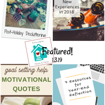 Encouraging Hearts & Home Blog Hop 1.3.19