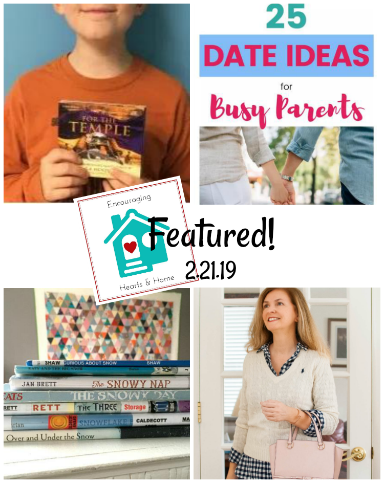 Encouraging Hearts & Home Blog Hop Featured 2.21.19 at ApronStringsOtherThings.com