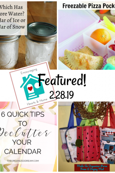 Encouraging Hearts & Home blog hop featured 2.28.19 at ApronStringsOtherThings.com