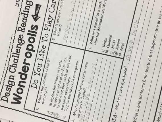 house of cards tied 2 teaching stem challenges at ApronSTringsOtherThings.com