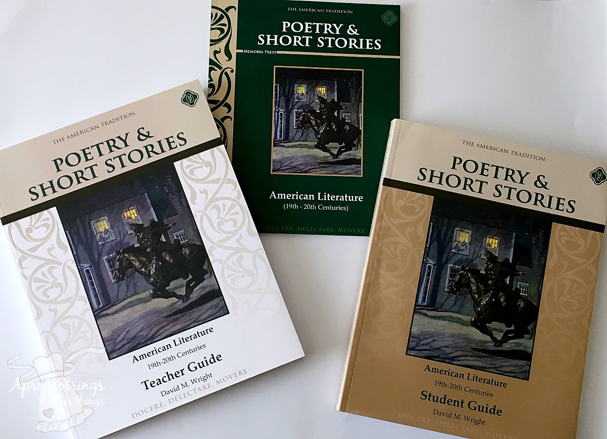 Memoria Press American Lit Poetry Short Stories at ApronStringsOtherThings.com