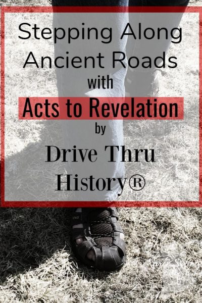 Stepping Along Ancient Roads with Acts to Revelation by Drive Thru History dvd series visit holy lands at ApronStringsOtherThings.com