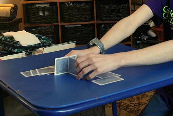 house of cards challenge tied 2 teaching stem at ApronStringsOtherThings.com