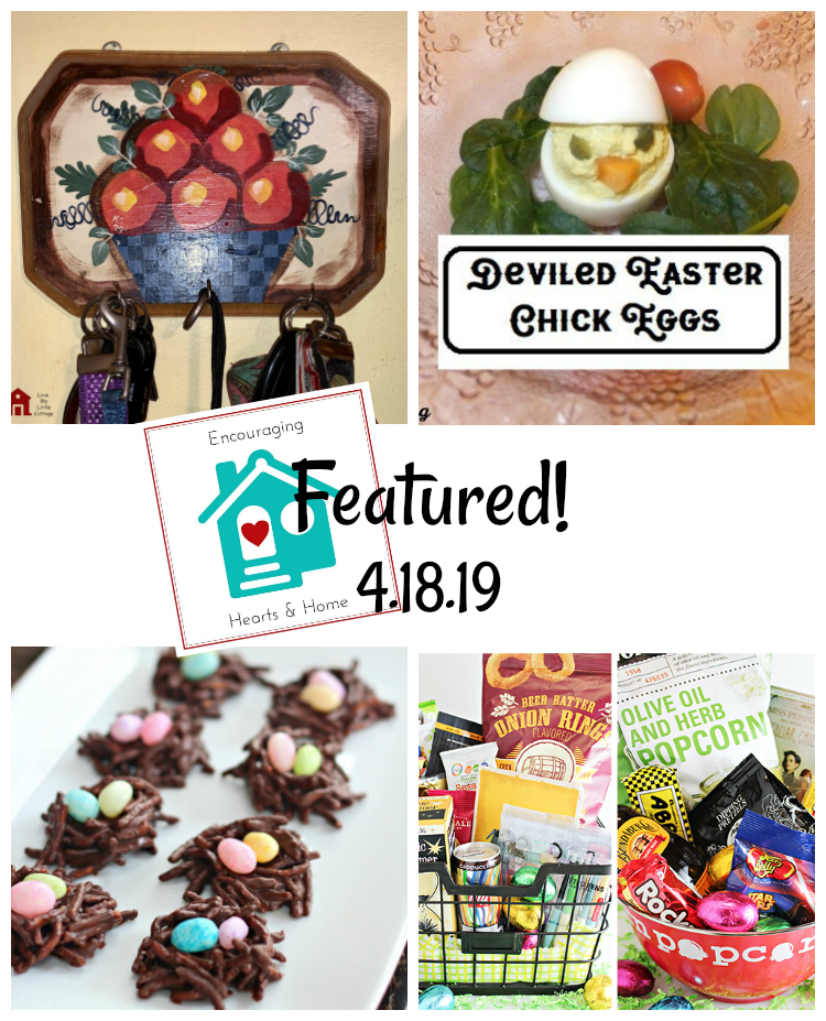 Encouraging Hearts & Home blog hop featured 4.18.19 at ApronStringsOtherThings.com