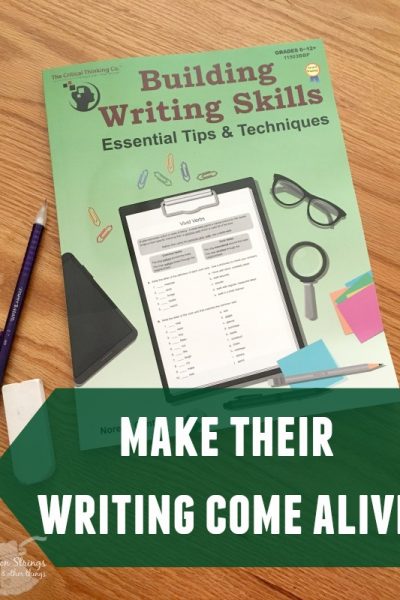 Building Writing Skills with The Critical Thinking Co at ApronStringsOtherThings.com