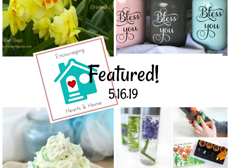 Encouraging Hearts & Home Blog Hop 5.16.19 Featured at ApronStringsOtherThings.com