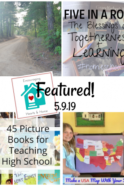 Encouraging Hearts & Home blog hop featured 5.9.19 at ApronSTringsOtherThings.com