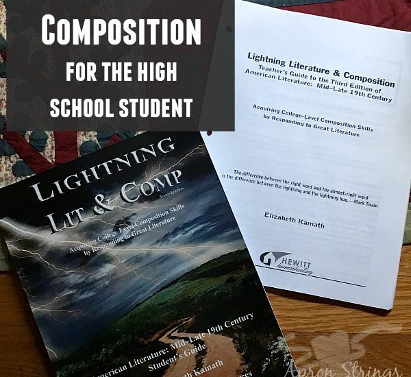 Hewitt Homeschooling Resources Literature and Composition for the high school student at ApronSTringsOtherThings.com pin