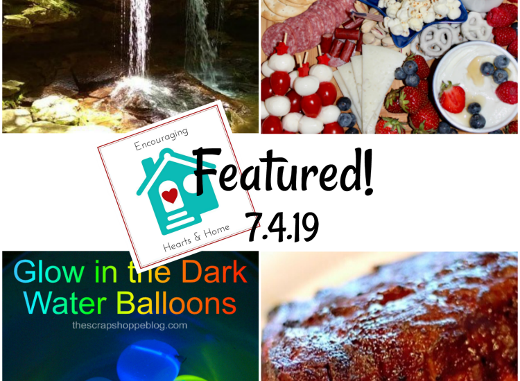 Encouraging Hearts & Home Blog Hop 7.4.19 Featured at ApronStringsOtherThings.com