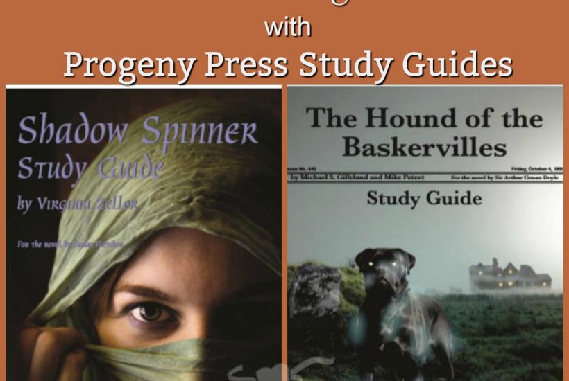 Literature for Middle and High School with Progeny Press Study Guides shadow spinner hound of baskervilles at ApronStringsOtherThings.com