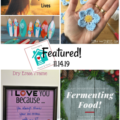 Encouraging Hearts & Home Blog Hop 11.14.19