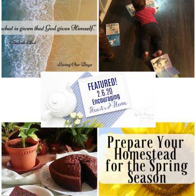 Encouraging Hearts & Home Blog Hop 2.6.20