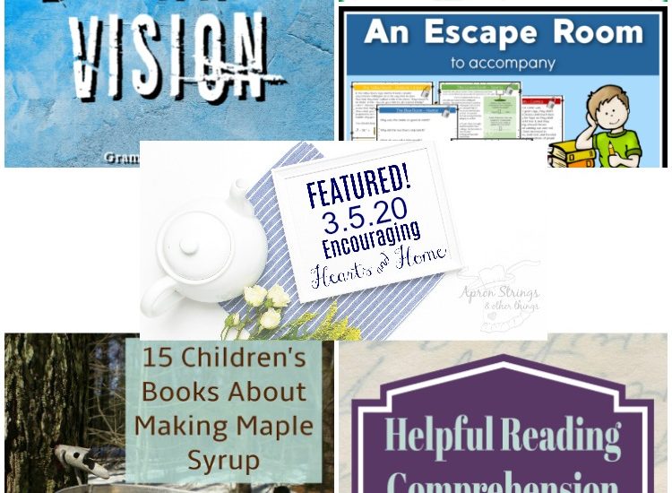 Encouraging Hearts & Home Blog Hop Featured 3.5.20 at ApronStringsOtherThings.com