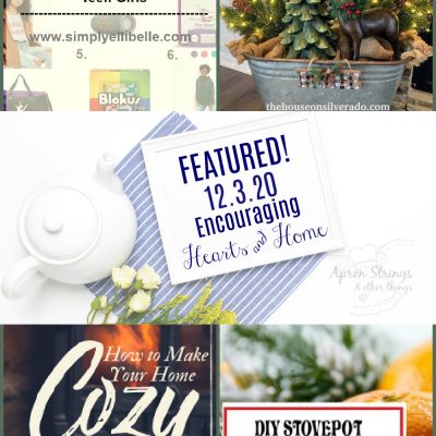 Encouraging Hearts & Home Blog Hop 12.3.20