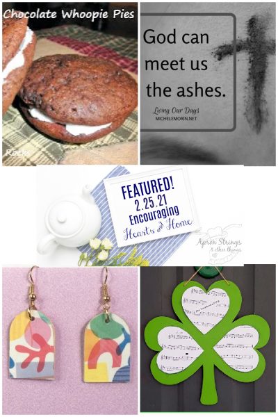 encouraging hearts home blog hop featured 2.25.21 at apronstringsotherthings.com
