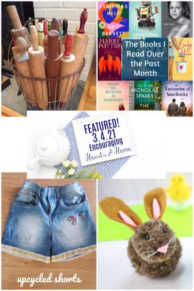 Encouraging Hearts Home blog hop featured 3.4.21 at apronstringsotherthings.com