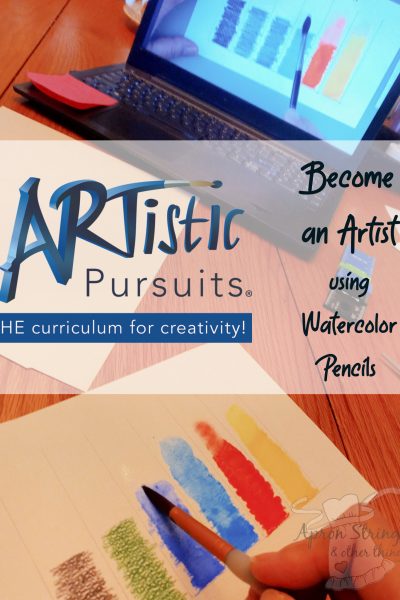artistic pursuits core 2 review watercolor pencils at apronstringsotherthings.com