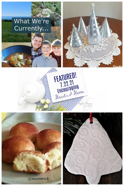 encouraging hearts home blog hop featured 7.22.21 at apronstringsotherthings.com