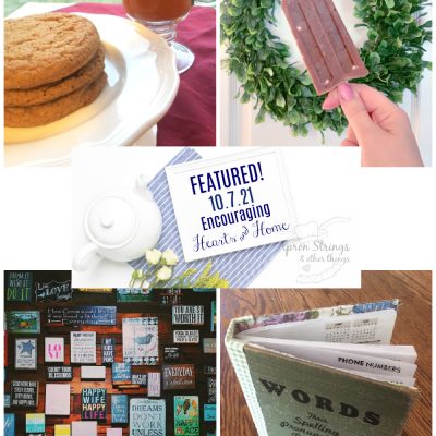 Encouraging Hearts & Home Blog Hop 10/7/21